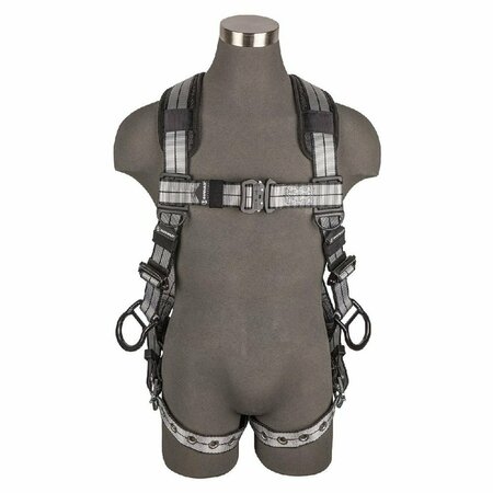 SAFEWAZE PRO+ Slate Full Body Harness: Alu 3D, Alu QC Chest, TB Legs PRO38